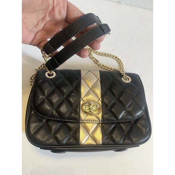 NWOT Foxer Leather Quilted Convertible Crossbody/Shoulder Bag - Picture 1 of 9